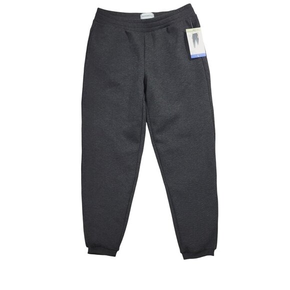 NEW Mondetta Women's L Heathered Fleece Scuba Jogger Pants - Picture 1 of 7